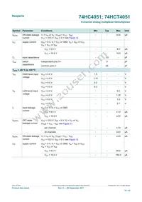 74HC4051D/AUJ Datasheet Page 10