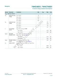 74HC4051D/AUJ Datasheet Page 11