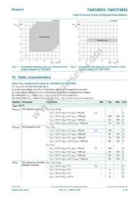 74HC4053D/AUJ Datasheet Page 6