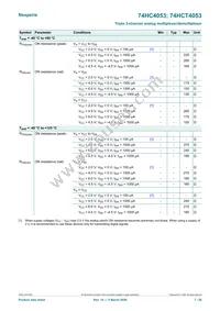 74HC4053D/AUJ Datasheet Page 7