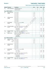 74HC4053D/AUJ Datasheet Page 9