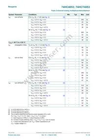 74HC4053D/AUJ Datasheet Page 13