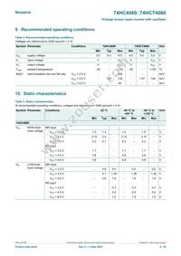 74HC4060D/AUJ Datasheet Page 5