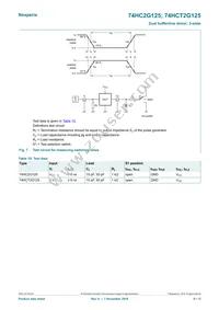 74HCT2G125GD Datasheet Page 8