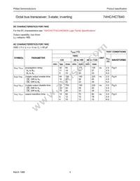 74HCT640D Datasheet Page 4