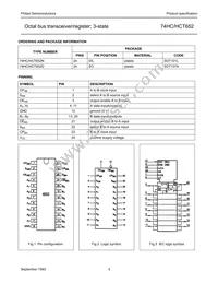 74HCT652N Datasheet Page 3