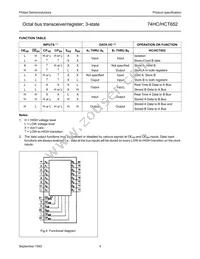 74HCT652N Datasheet Page 4