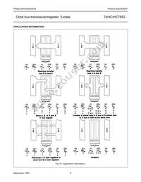 74HCT652N Datasheet Page 9