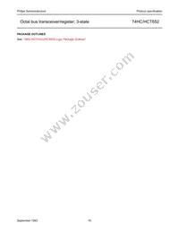 74HCT652N Datasheet Page 10