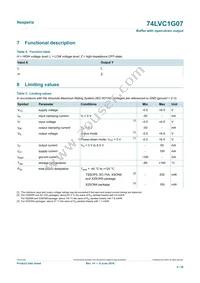 74LVC1G07GN Datasheet Page 4