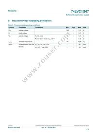 74LVC1G07GN Datasheet Page 5