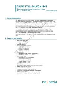 74LVC1T45GN Datasheet Cover