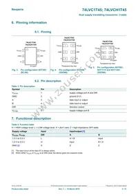 74LVC1T45GN Datasheet Page 3