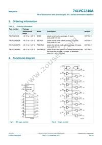 74LVC2245ADB Datasheet Page 2