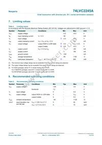 74LVC2245ADB Datasheet Page 4