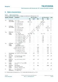 74LVC2245ADB Datasheet Page 5