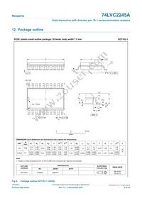 74LVC2245ADB Datasheet Page 9