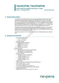 74LVC2T45GD Datasheet Cover