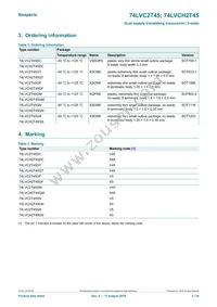 74LVC2T45GD Datasheet Page 2