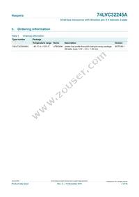 74LVC32245AEC Datasheet Page 2