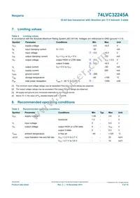 74LVC32245AEC Datasheet Page 5