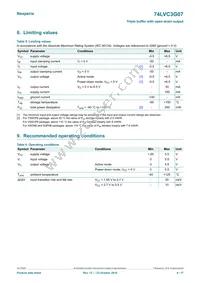 74LVC3G07GD Datasheet Page 4