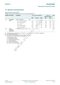 74LVC3G07GD Datasheet Page 6