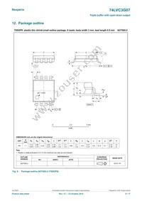 74LVC3G07GD Datasheet Page 8