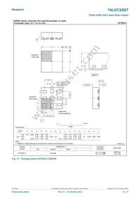 74LVC3G07GD Datasheet Page 12