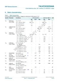 74LVCH322244AEC/G; Datasheet Page 5