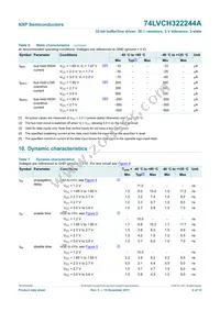 74LVCH322244AEC/G; Datasheet Page 6