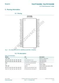 74LVT16245BEV Datasheet Page 4