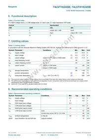 74LVT16245BEV Datasheet Page 5