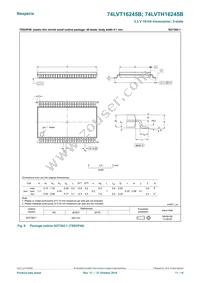 74LVT16245BEV Datasheet Page 11