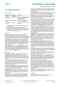 74LVT16245BEV Datasheet Page 13