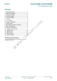 74LVT16245BEV Datasheet Page 14