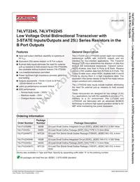 74LVT2245MTCX Datasheet Cover