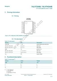 74LVT244BPW/AUJ Datasheet Page 3