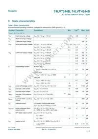 74LVT244BPW/AUJ Datasheet Page 5