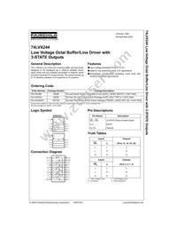 74LVX244SJ Datasheet Page 2