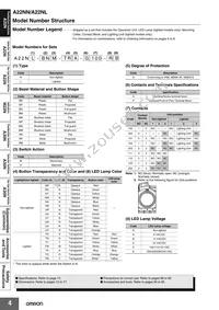 A22NZ-L-WE Datasheet Page 4