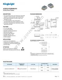 ACSC02-41SURKWA-F01 Datasheet Cover