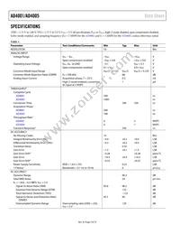 AD4001BRMZ-RL7 Datasheet Page 4