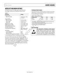 AD4001BRMZ-RL7 Datasheet Page 9