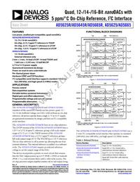 AD5625BCPZ-R2 Datasheet Cover