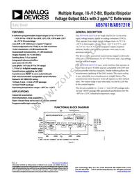 AD5761RARUZ-RL7 Datasheet Cover