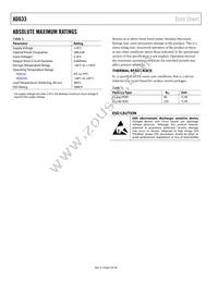 AD633JR-REEL7 Datasheet Page 4