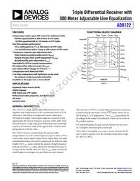 AD8122ACPZ-R7 Datasheet Cover