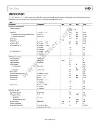 AD834AR-REEL7 Datasheet Page 3