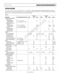 AD8496CRMZ-R7 Datasheet Page 3